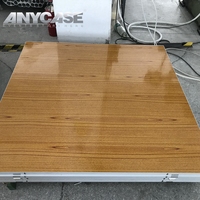 Plancher de danse portable SICO Cam-Lock avec garantie de 10 ans, bois foncé, chêne fumé, teck, carré, salle de banquet, contreplaqué pour mariage