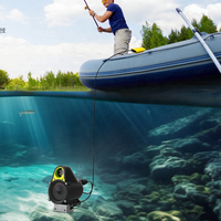 Nouveau Chasing Canfish CF1 30m 8h Caméra de pêche sous-marine Étanche Diffusion en direct Détection de la mer Détecteur de poisson visuel