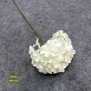Rama de Flor de Hortensia Artificial de Seda de Color Oscuro Otoñal de 18 cm de Diámetro, con Tallo Único, para Decoración del Hogar <span class=keywords><strong>y</strong></span> Bodas - Product Image 3