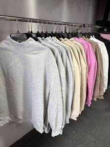 Felpa in pile morbido <span class=keywords><strong>da</strong></span> <span class=keywords><strong>donna</strong></span> oversize, multicolore, con collo alto, moderna ed elegante, personalizzabile all'ingrosso - Product Image 6