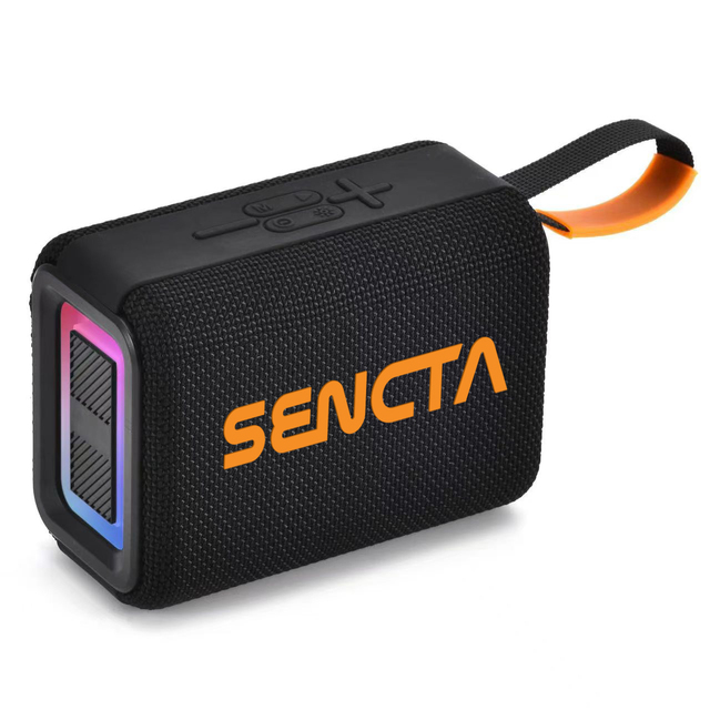 RGB Colorful Light Wireless Speaker with BT/TF/AUX/USB/FM/TWS Function Portable Speaker