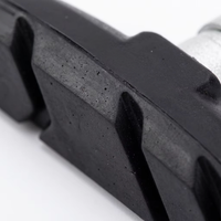 Plaquettes de frein silencieuses durables pour vélo, supports de frein V, blocs de frein en caoutchouc pour une performance longue durée