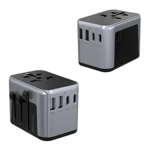 Universal Travel Adapter, Wall Charger All In One 5.6A Output Mobiele Telefoons En Tabletten, Kantoor, Hotel, vergadering, Iec 60884