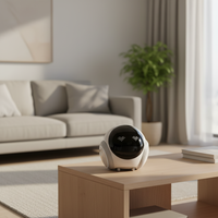 Robot de surveillance pour animaux de compagnie avec caméra mobile IA, surveillance à distance, robot pour animaux de compagnie, personnes âgées, enfants, utilisation à domicile, marche dans toute la maison, grand angle, dialogue