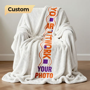 Fabrication sur mesure Couverture de vente chaude Lavable durable Maison Voyager <span class=keywords><strong>Avion</strong></span> Chaud Confortable Séchage rapide Couverture écologique - Product Image 1