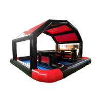2025 NOUVELLE ARRIVÉE PERSONNALISÉE Arrière-cour Adulte NOIR et ROUGE Bar Gonflable Piscine Coloré Bar Gonflable Extérieur