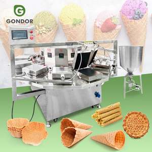 Nueva Máquina Comercial Industrial para Hacer Waffles Stroopwafel en Forma de Oso, Máquina para Hacer Mini Rollos de Waffle Stroop, Acero Inoxidable 304 - Product Image 1