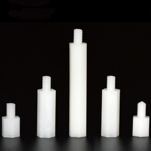 Venta caliente al por mayor negro blanco macho y hembra tornillo de plástico hexagonal negro Nylon PCB separador espaciadores negros - Product Image 2