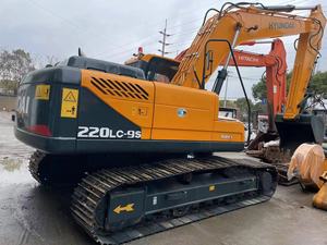 Excavadora de Orugas 220 para Movimiento de Tierras, Excavadora Usada Original de 22 Toneladas, Excavadoras Hyundai con Bomba Hidráulica Shimadzu - Product Image 2