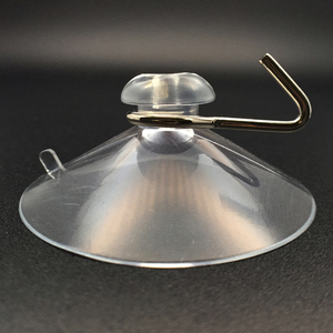 Hookei Transparent Single Cup Vacuum Glass Suction <b>Shower</b> With Wall Double Hook Cup for Children Handcraft Hanging - Product Image 3