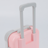 Boîte d'emballage Mini cils de haute qualité avec rouleau étui à bagages de maquillage en plastique fait à la main sortie d'usine