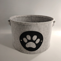 Paniers de rangement décoratifs en feutre, écologiques, modernes, légers, avec poignées, empilables, personnalisables pour jouets et organisation domestique