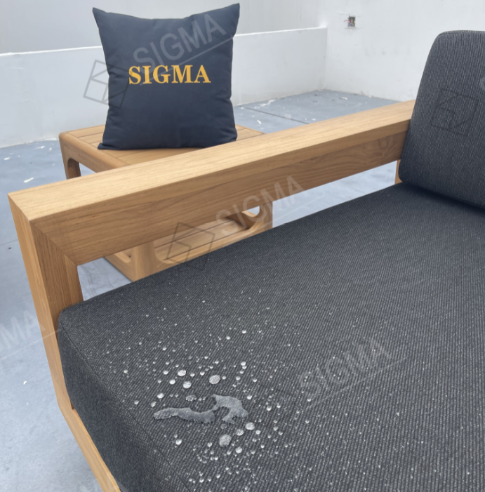 Sigma Outdoor furniture set garden sofa set furniture sectional sofa teak wood lounge chair rattan furniture