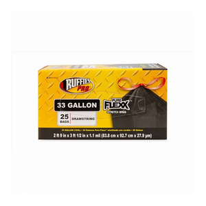 ถุงขยะคุณภาพเยี่ยม ขนาด 13 แกลลอน แบบมีเชือกรูด สำหรับครัว - Product Image 3