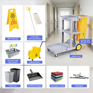 Professionele schoonmaakkarren voor huishoudelijke en schoonmaakdiensten - Product Image 3