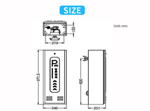 HCW sistema di controllo accessi compatibile acciaio laminato a freddo zincato a polvere rivestito braccio stradale porta barriera di parcheggio barriere stradali - Product Image 6