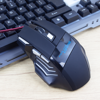 Nouvelle Souris Filaire G6 2026 Populaire avec 7 Lumières LED Respirantes, Souris de Jeu USB Filaire 7D pour Gamers à Prix Abordable avec Rétroéclairage