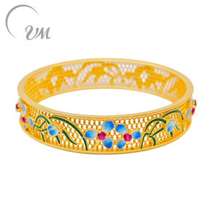 Pulsera de Filamento Chapada en Oro con Certificación NGTC de Plata 925 Moderna de UM Jewelry, Apta para Uso Diario y Bodas, para Hombres y Mujeres - Product Image 2