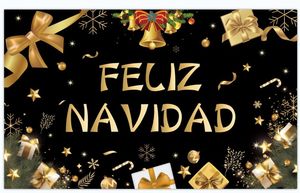 180*110 cm <span class=keywords><strong>buon</strong></span> <span class=keywords><strong>natale</strong></span> <span class=keywords><strong>FELIZ</strong></span> <span class=keywords><strong>NAVIDAD</strong></span> festa decorazione per feste fornisce stendardo in tessuto di poliestere - Product Image 3
