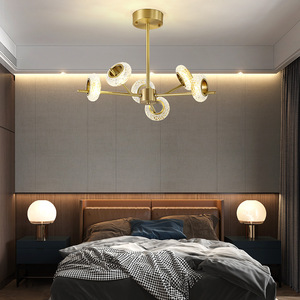 Postmodern Minimalist Style High-End Crystal <b>Lighting</b> Fixtures Nordic Style Creative <b>Dining</b> Living Room Pendant Chandeliers - Product Image 2