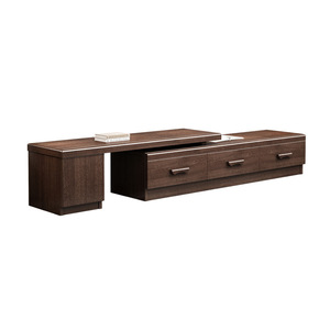 Dazhang Jiaju Solid Wood Tv Cabinet <b>Walnut</b> <b>Coffee</b> <b>Table</b> Combination Living Room Furniture Extendable Modern Home Use - Product Image 5