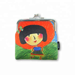 กระเป๋ามินิวินเทจแบบสั่งทำพร้อมหัวเข็มขัดกระเป๋าใส่เหรียญโลหะกระเป๋าเงิน Mucha kisslock พิมพ์ลายออกแบบได้ตามต้องการ - Product Image 4