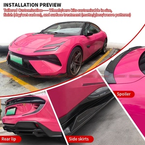 Mejor Precio: Kit de Carrocería de Fibra de Carbono Seca Estilo Abina para Lotus Emeya - Labio Delantero, Trasero, Faldones Laterales, Spoiler y Ventilaciones - Product Image 5