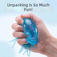 Nouveaux jouets anti-stress en plastique en forme de méduse 2026 pour soulager l'anxiété, jouets sensoriels pour enfants de 14 ans et plus, unisexe