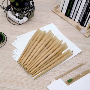 Hot Selling 50/can Brown Conical Paper Roll Customized Unbleached 1 1/4 king Size Rolling Paper Can Print logo