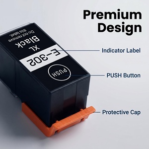 Cartouche d'encre compatible YUXIN InkPro <span class=keywords><strong>302</strong></span>, remplacement pour cartouches d'encre <span class=keywords><strong>HP</strong></span> <span class=keywords><strong>302</strong></span> / 302XL à haut rendement pour DeskJet 1110 2130 3630 - Product Image 5