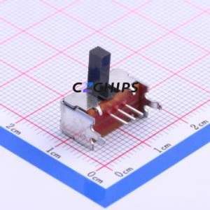 SSSF112500 Slide Switch Through hole Component (THT) Switch Single Pole Double Throw Rectangle Pin Header PC Pin 16mm - Product Image 1