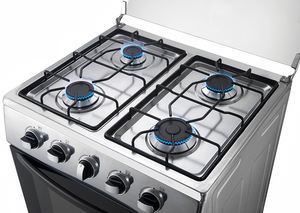 Cuisinière <span class=keywords><strong>à</strong></span> <span class=keywords><strong>gaz</strong></span> encastrable 4 brûleurs <span class=keywords><strong>de</strong></span> 24 pouces en acier inoxydable avec four <span class=keywords><strong>de</strong></span> 88 L, compatible GPL/GN, appareil <span class=keywords><strong>de</strong></span> cuisine, CKD disponible - Product Image 4