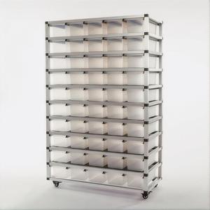 Estante de Cría para Reptiles de 7 Niveles con 35 Cajones de Plástico para Serpientes y Geckos - Product Image 4