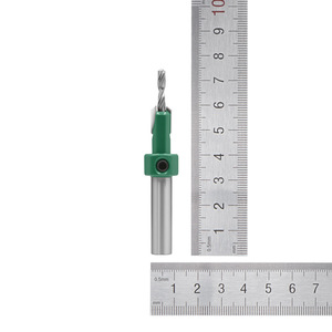 Countersink <b>Drill</b> <b>Bit</b> 6mm Shank 55mm Length 2 Flute Bright Finish For <b>Wood</b> And Nonferrous Metals - Product Image 3