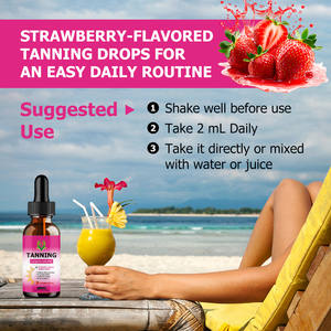 High Quality Sunless <b>Tanning</b> Liquid Drops for Natural Skin Improvement Astacanthin and Copper Tonic - Product Image 5