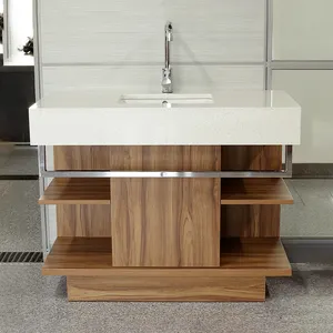 3 4 5 Star Hotel Bathroom Vanity Wooden Cabinet Custom Furniture Set