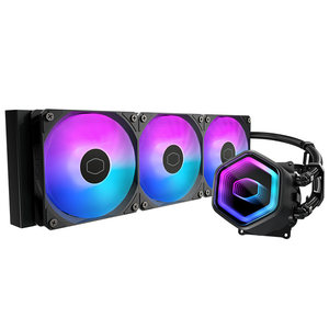 Cooler <span class=keywords><strong>Master</strong></span> Liquid B360 Core II 360mm AIO a circuito chiuso, dissipatore a liquido, bestseller, 120mm PWM ARGB Sync Gen S, raffreddamento per computer - Product Image 2