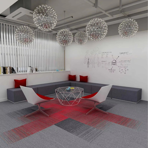 Alfombra Geométrica de Nailon de Alta Calidad <span class=keywords><strong>para</strong></span> el Hogar, Resistente al Fuego, Reciclable, <span class=keywords><strong>para</strong></span> Oficina, Hotel, Diseño Moderno a Rayas, Apta <span class=keywords><strong>para</strong></span> <span class=keywords><strong>Mascotas</strong></span> - Product Image 1