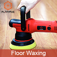Polisseuse de voiture PLATYPUS 1000W à double <span class=keywords><strong>action</strong></span>, 6 vitesses réglables, 110-230V, longue poignée, plateau de support de 5 pouces, certifiée CE, garantie 1 an - Product Image 2