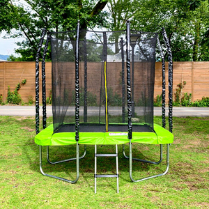 <span class=keywords><strong>Trampoline</strong></span> <span class=keywords><strong>rectangulaire</strong></span> de petite taille pour enfants et adultes, 5*7 pieds, extérieur, Zoshine Factory Direct, avec filet de protection, accepte les commandes OEM - Product Image 1