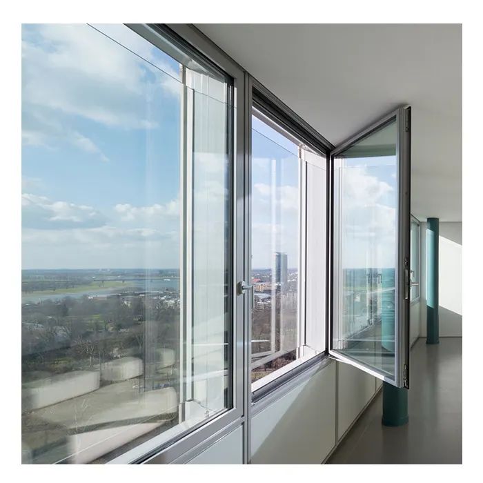 windows with screen black casement window aluminum profile for nigeria aluminum casement window