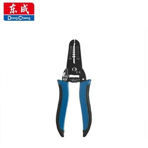 Dongcheng <b>Wire</b> <b>Stripper</b> 180mm Steel Blade Industrial Grade Front Entry <b>Wire</b> Cutting And Stripping Pliers - Product Image 1