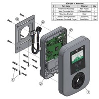 Nuevo Cargador Inteligente para Vehículos Eléctricos Wattzing OCPP, Wallbox de Carga Rápida CA, 11KW, Certificación CE, Protección IP65, 97% de Eficiencia