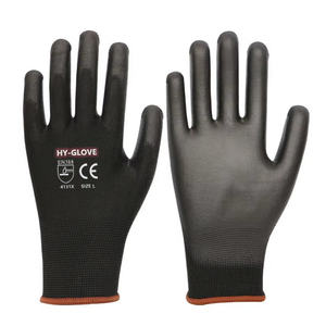 Fabricante personalizado diseño embalaje negro Palm <span class=keywords><strong>Fit</strong></span> sumergido seguridad trabajo guantes Etiqueta Privada OEM para hombres con logotipo personalizado - Product Image 1