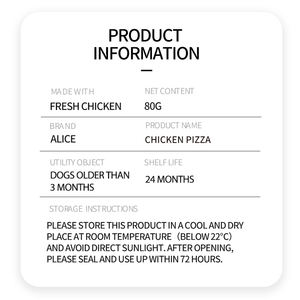 Viande pure faible en quantité minimale de commande poulet Pizza sèche chien collations légumes collations naturelles pour animaux de compagnie <span class=keywords><strong>anneau</strong></span> de peau de vache dents meulage bâton goûts de fruits - Product Image 5