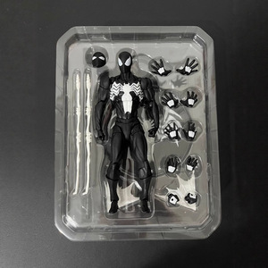 Nouvelle figurine MessToys Venom Spider-Man, figurine en plastique <span class=keywords><strong>noir</strong></span> et rouge, modèle de statue d'action, jouets et cadeaux pour enfants - Product Image 6