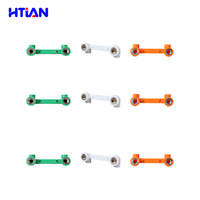 Kit de raccords de tuyauterie PPR de différentes couleurs, incluant coudes, tés et raccords de tuyauterie - Convient aux systèmes de tuyauterie d'eau chaude/froide