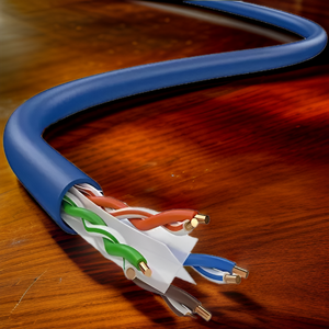 สายเคเบิล UTP UL 1000ft CAT 6ซม. 4PR ซม. Riser UL CAT6กลางแจ้ง/ในร่ม FT4 UTP LSOH Ethernet 305เมตรต่อม้วนในกล่อง