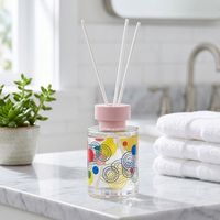 Diffuseur de parfum en rotin sans flamme, parfum personnalisé, senteur légère, longue durée 30-60 jours, décoration d'intérieur