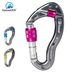 Mosquetón de Aluminio Camal, Tipo D, Capacidad de Carga 2500 kg, Antiabrasión, para Cuerdas, Escalada y Montañismo - Product Image 2